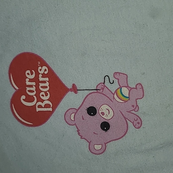 Women's Blue Care Bears Short Sleeve T-Shirt - Picture 3 of 4